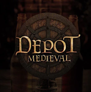 Logo Depot Medieval - cliente ASV Mídia Lagos